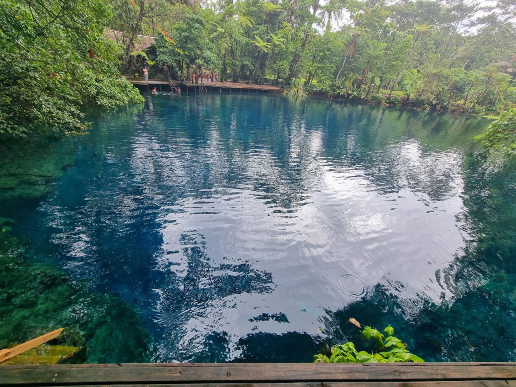 Nanda Blue Hole in Luganville, Vanuatu